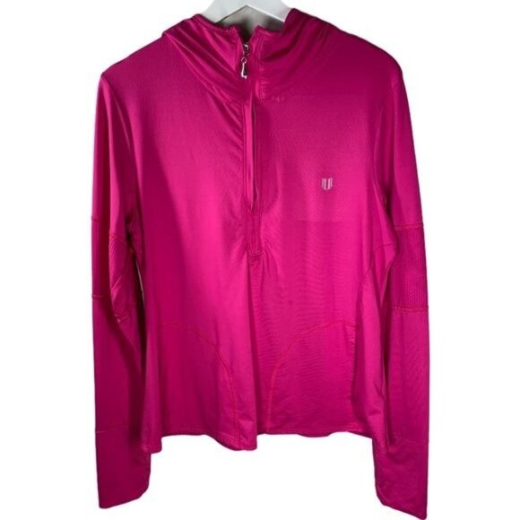 EleVen by Venus Williams Pink Zip Hoodie Pullover Women’s Large - Picture 1 of 12
